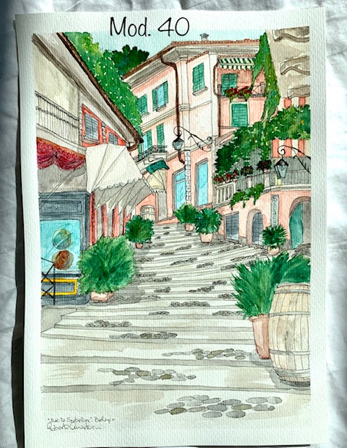 MyArt - Watercolors prints - 21x29,7 cm - color - "Glimpses" series - (mod.37-41)
