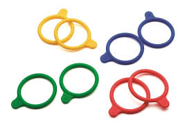 9301-6529  InfinityLab identification silicone rings, 2 x 4 pk