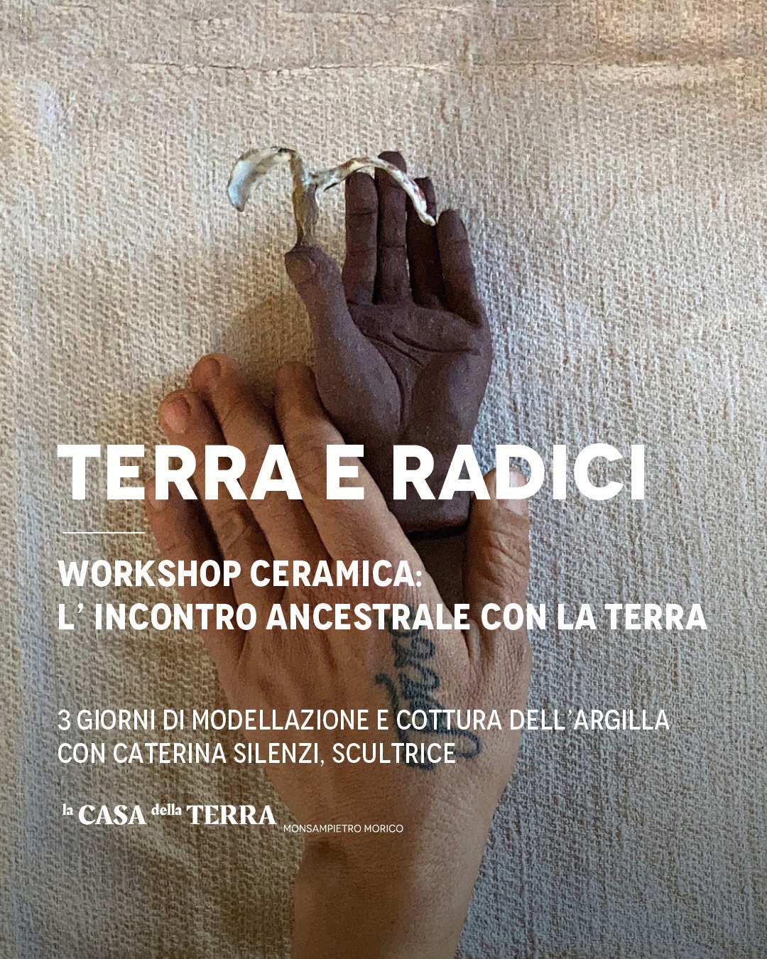 TERRA e RADICI- Workshop Ceramica livello 1