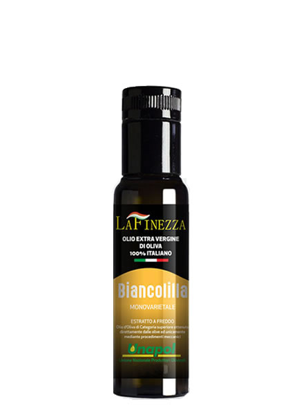 Monovarietale BIANCOLILLA - Olio extra vergine di oliva (conf. da 750ml)