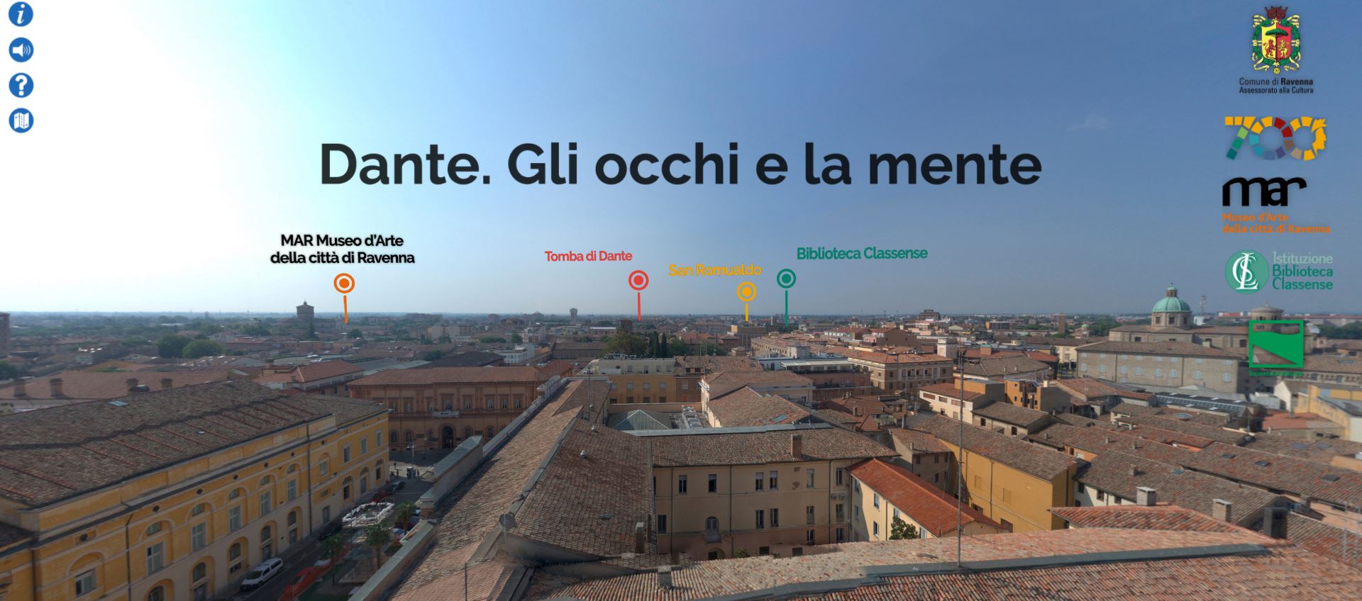 Dante a Ravenna, luoghi e versi in un virtual tour