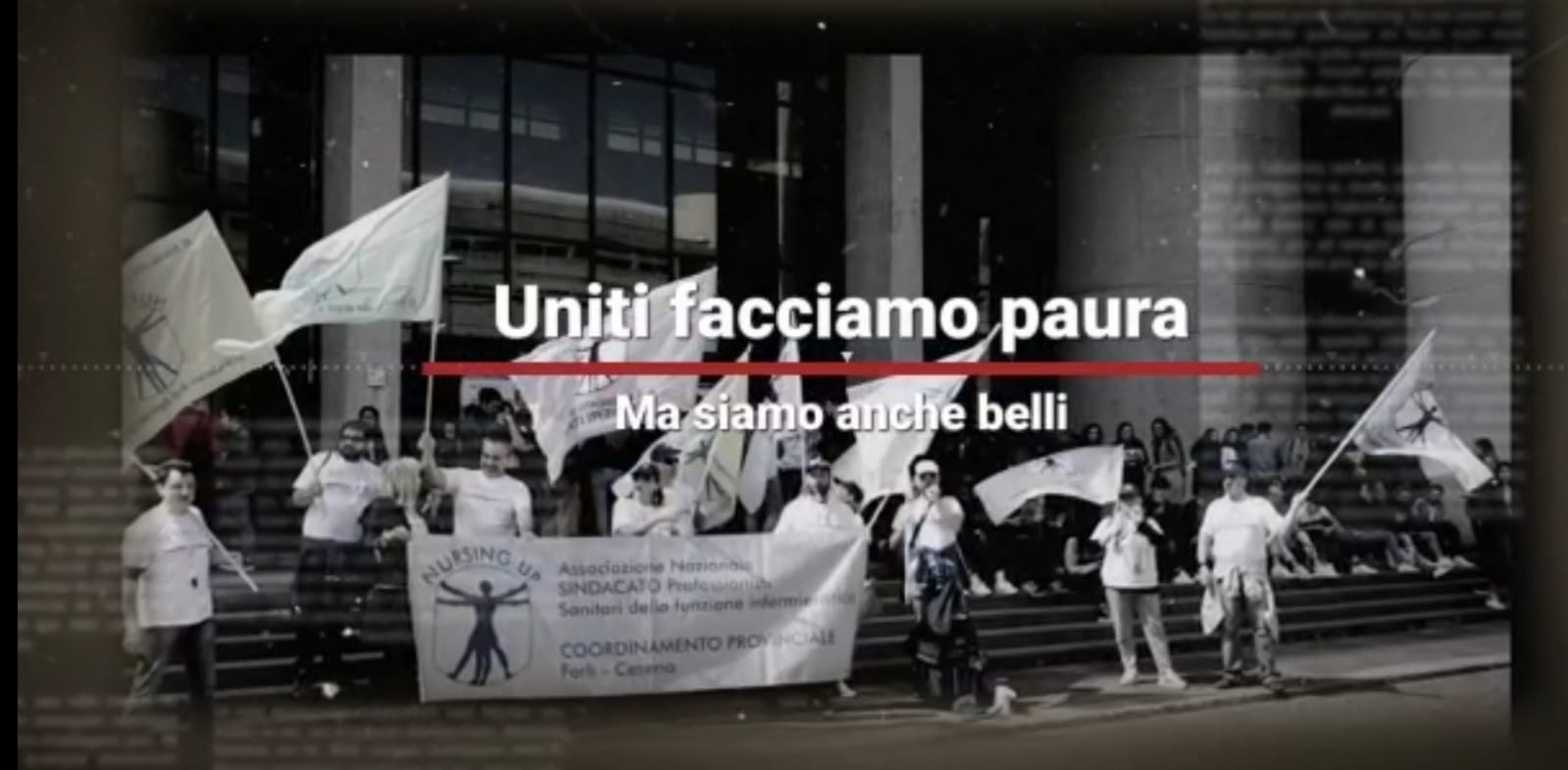 Imponente manifestazione degli infermieri a Bologna