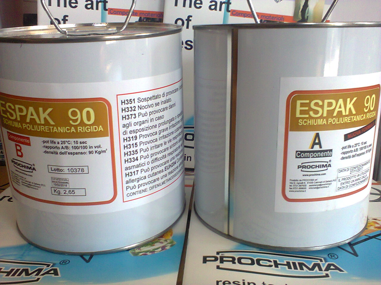 Espak 30 Prochima 1 kg Schiuma poliuretanica da colata per espansi rigidi A+B 