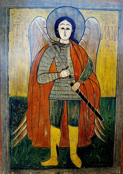 23 Arcangelo Michele fine XVI s chiesa di SMichele Chertizhne Lemkivshchynajpg