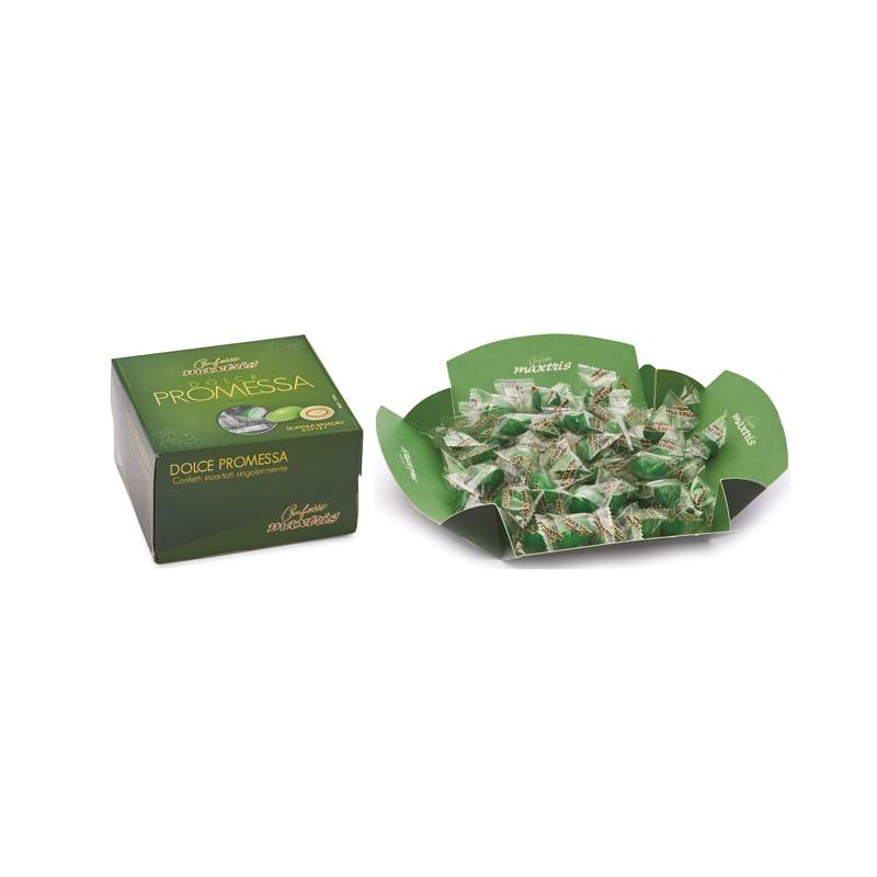 3 confezioni da 500 gr Vassoio Dolce Promessa Maxtris Verde