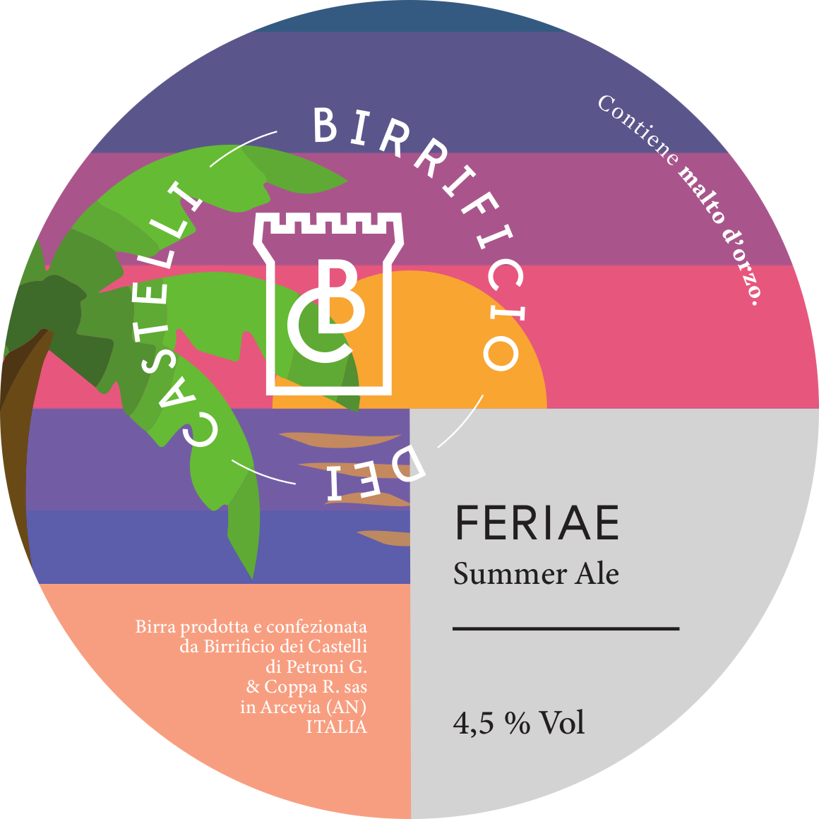 feriae è una birra artigianale, molto luppolata e profumata. acquista online birra o in arcevia nelle marche