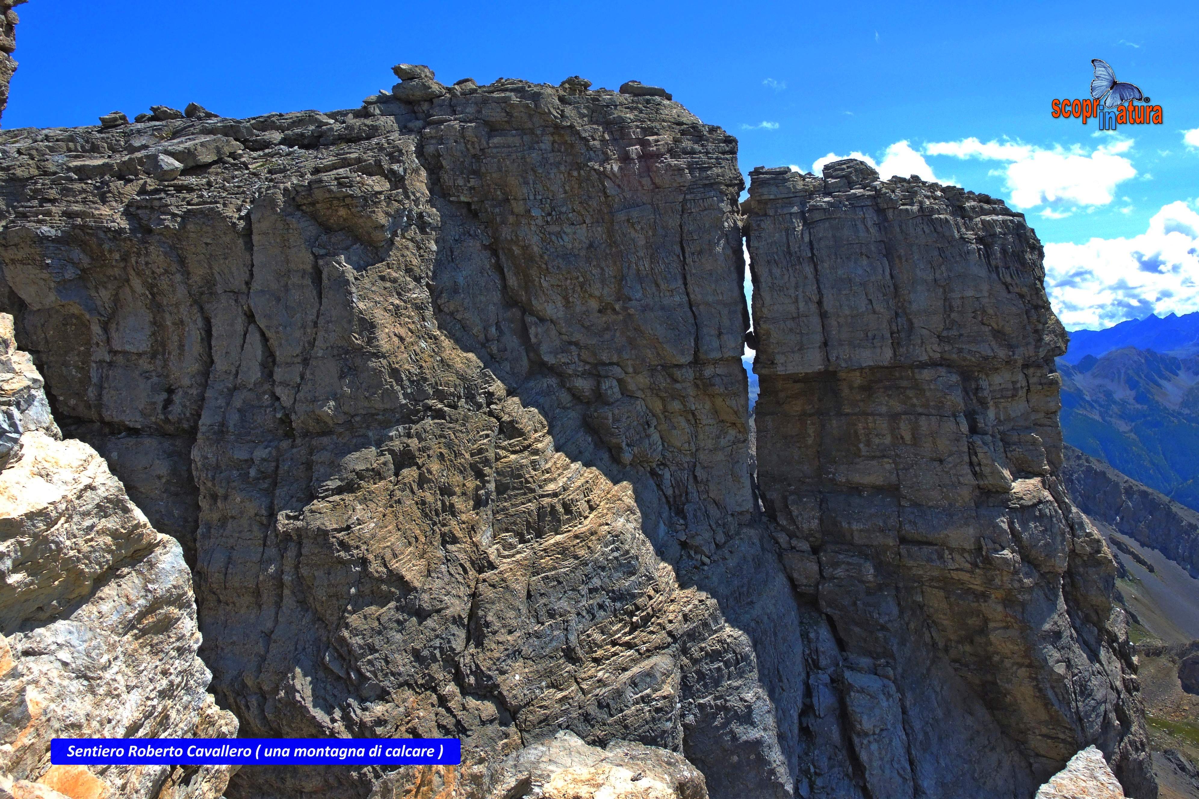 Sentiero Roberto Cavallero - una montagna di calcare