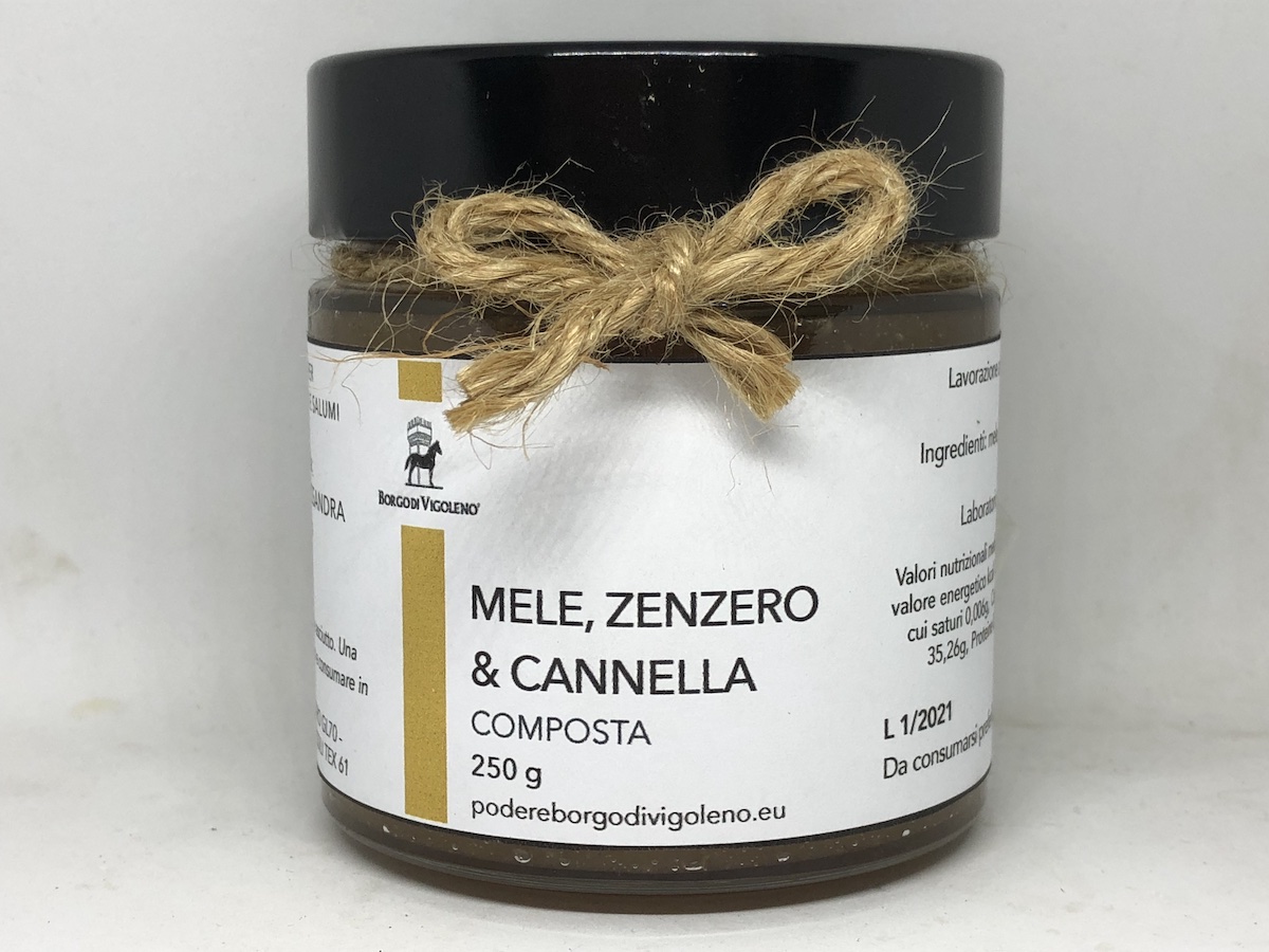00C8A - Composta di Mele, Zenzero & Cannella 250g