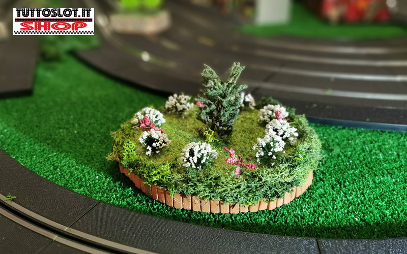 Rotonda diorama per pista - Roundabout diorama for track