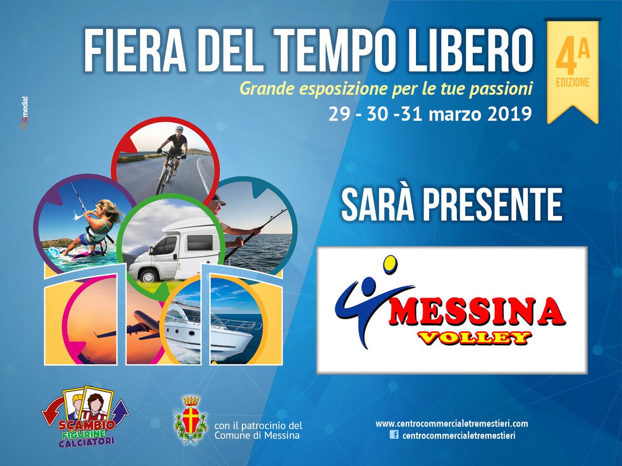 Il Messina Volley presente alla “Fiera del Tempo Libero” del Centro Commerciale Tremestieri