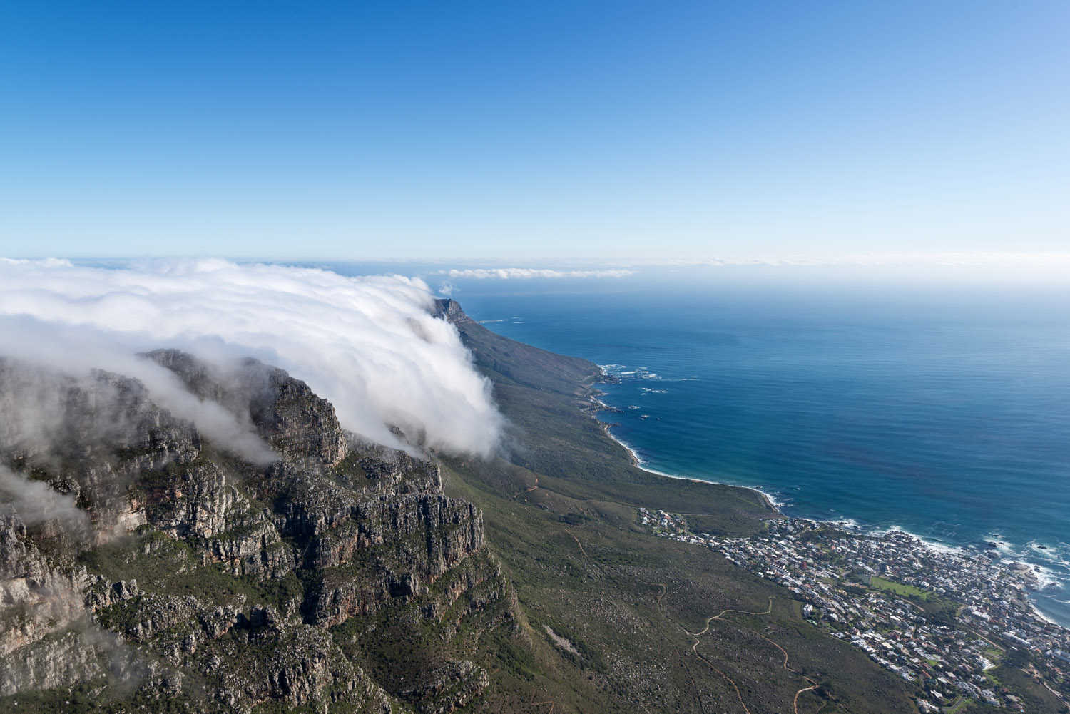 vista dalla Table Mountain, view from the Table Mountain