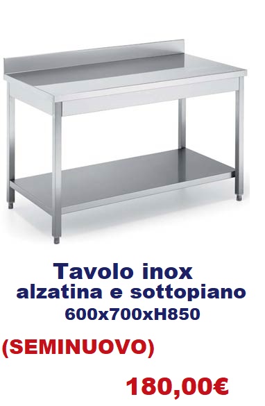 Tavolo inox