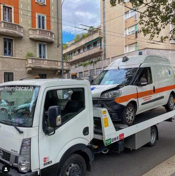 immagine un soccorso stradale effettuate a Milano Città