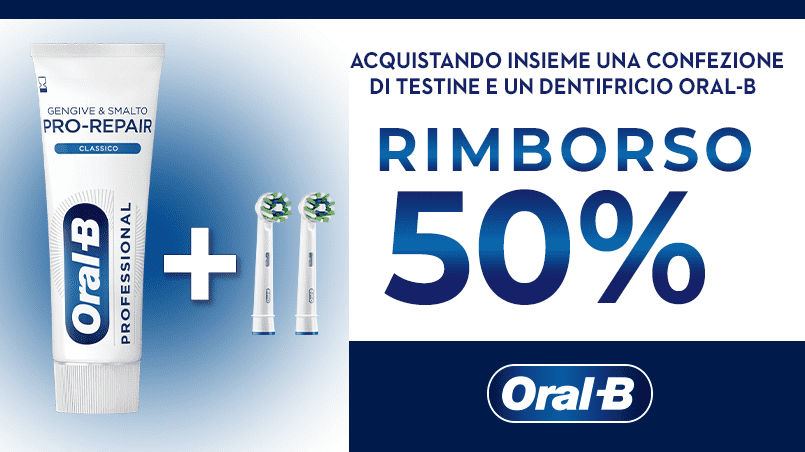 Spendi e Riprendi OralB “ORAL-B RIMBORSO 50%”