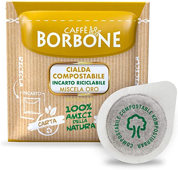 300 Cialde Filtro Carta ESE Borbone Oro