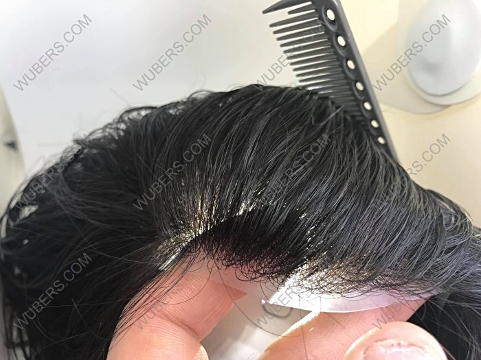 Infoltimento capelli uomo con protesi capelli veri WUBER´S Micropelle