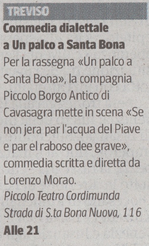 Corriere del Veneto 24/11/2018