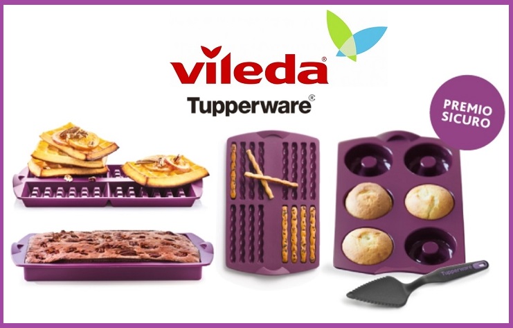 In regalo Prodotti Tupperware Con Vileda “PIÙ IGIENE E PIÙ GUSTO CON VILEDA”