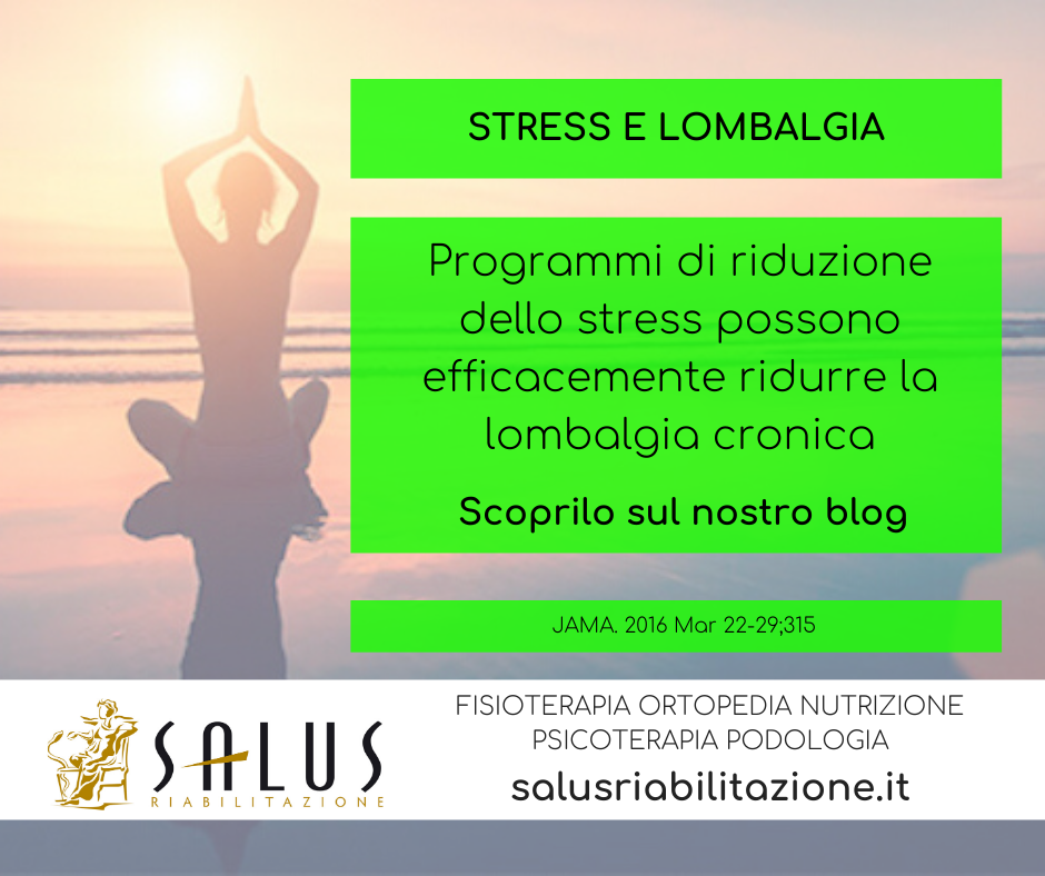 STRESS E LOMBALGIA