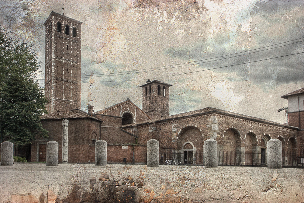 Nuove Vedute di Milano: Basilica Di Sant'Ambrogio  © 2014