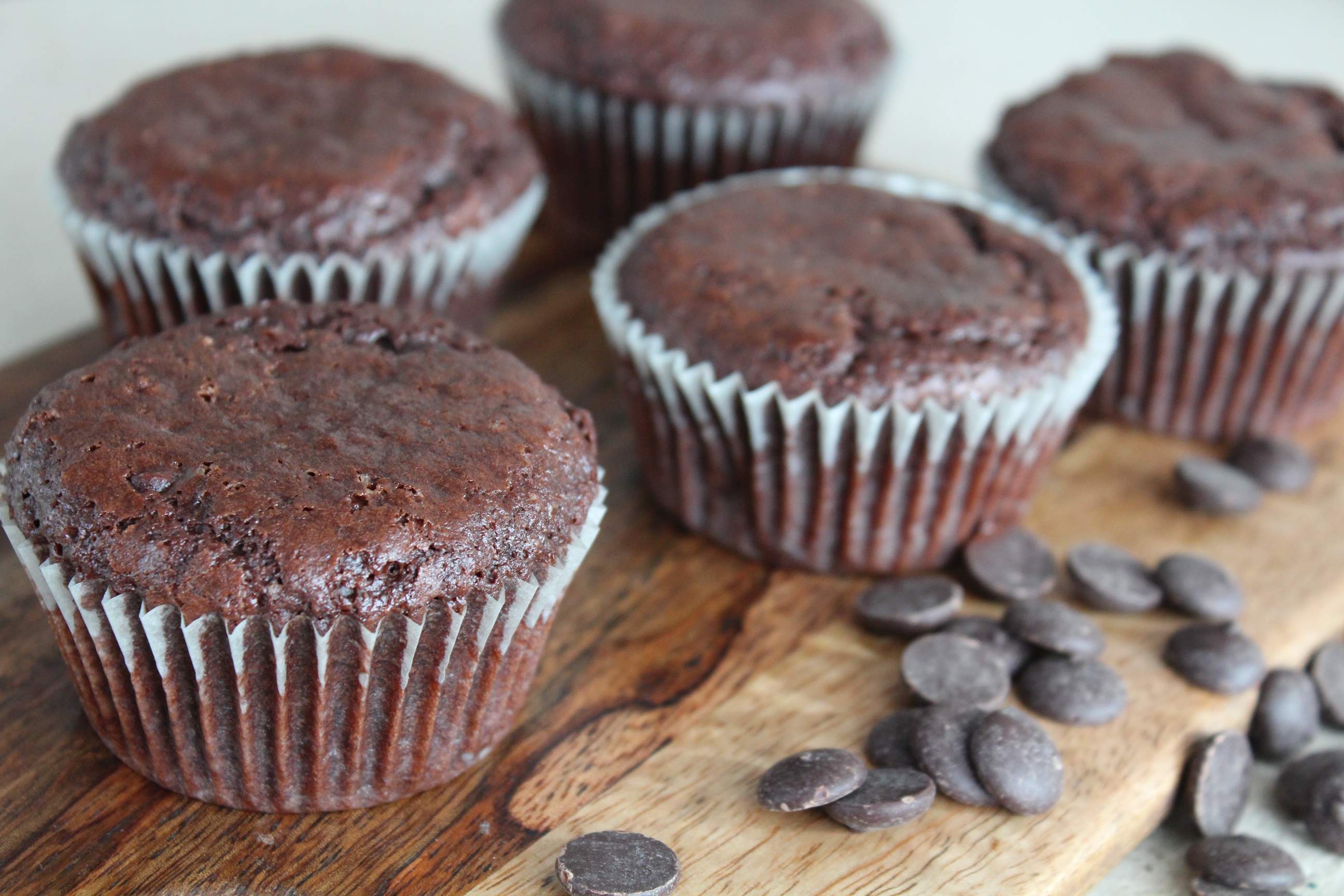Muffin al cioccolato vegani