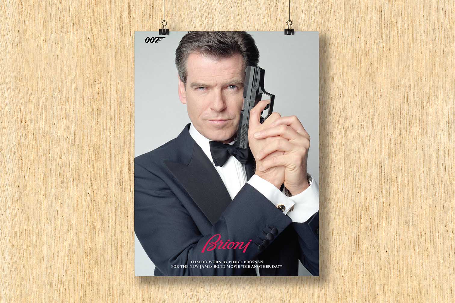 Pierce Brosnan - promotional poster for 007