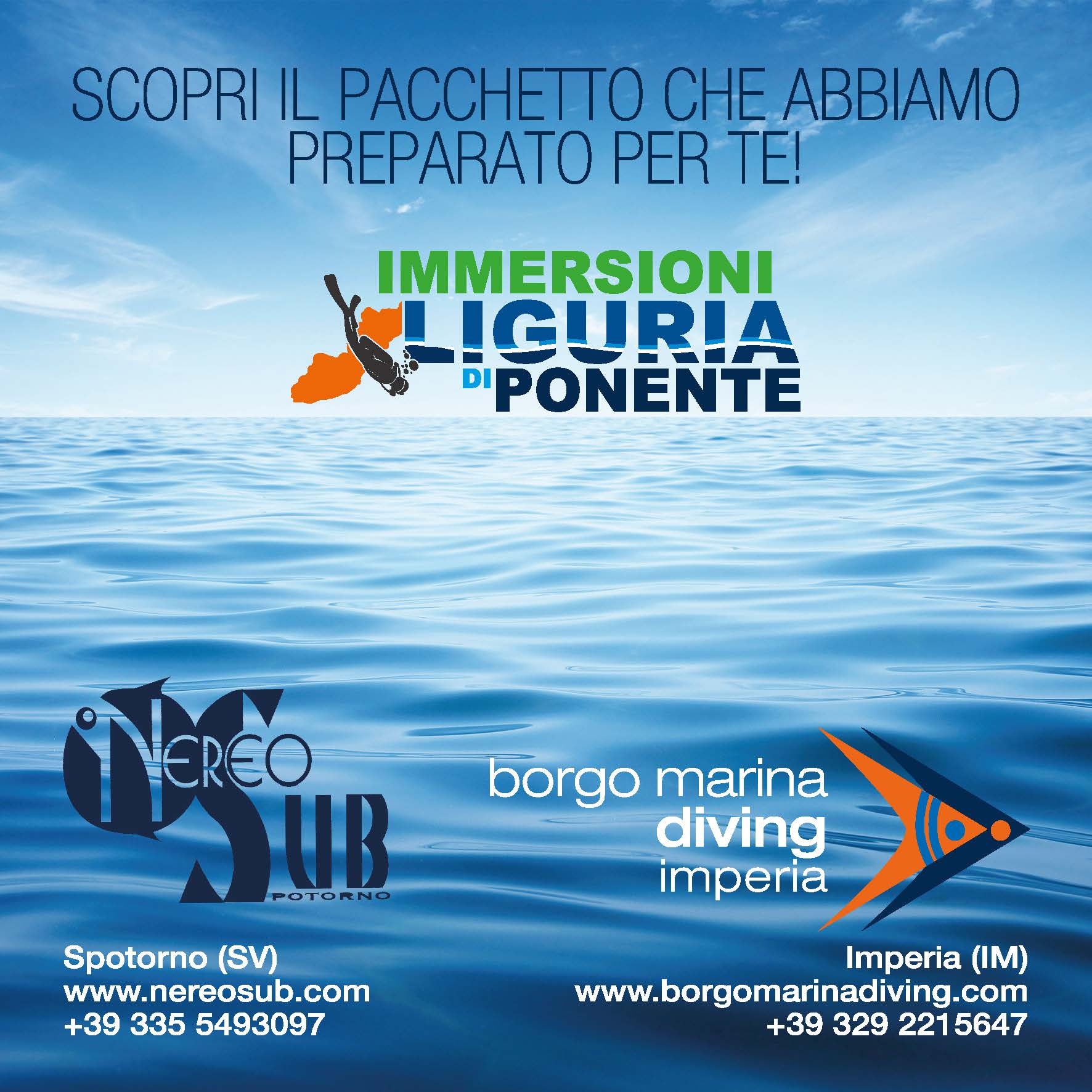 #Offer 1 | Eudi Show 2019 | Pacchetto 10 dives Liguria