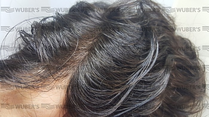 Infoltimento capelli uomo con protesi capelli veri WUBER´S  Micropelle