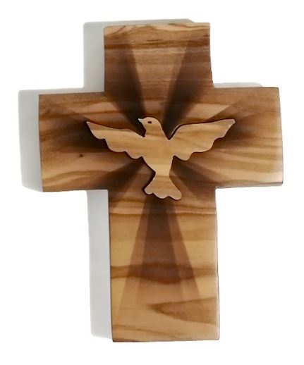 Croce con Colomba Spirito Santo (13x10X1,5) - (cod.70046)