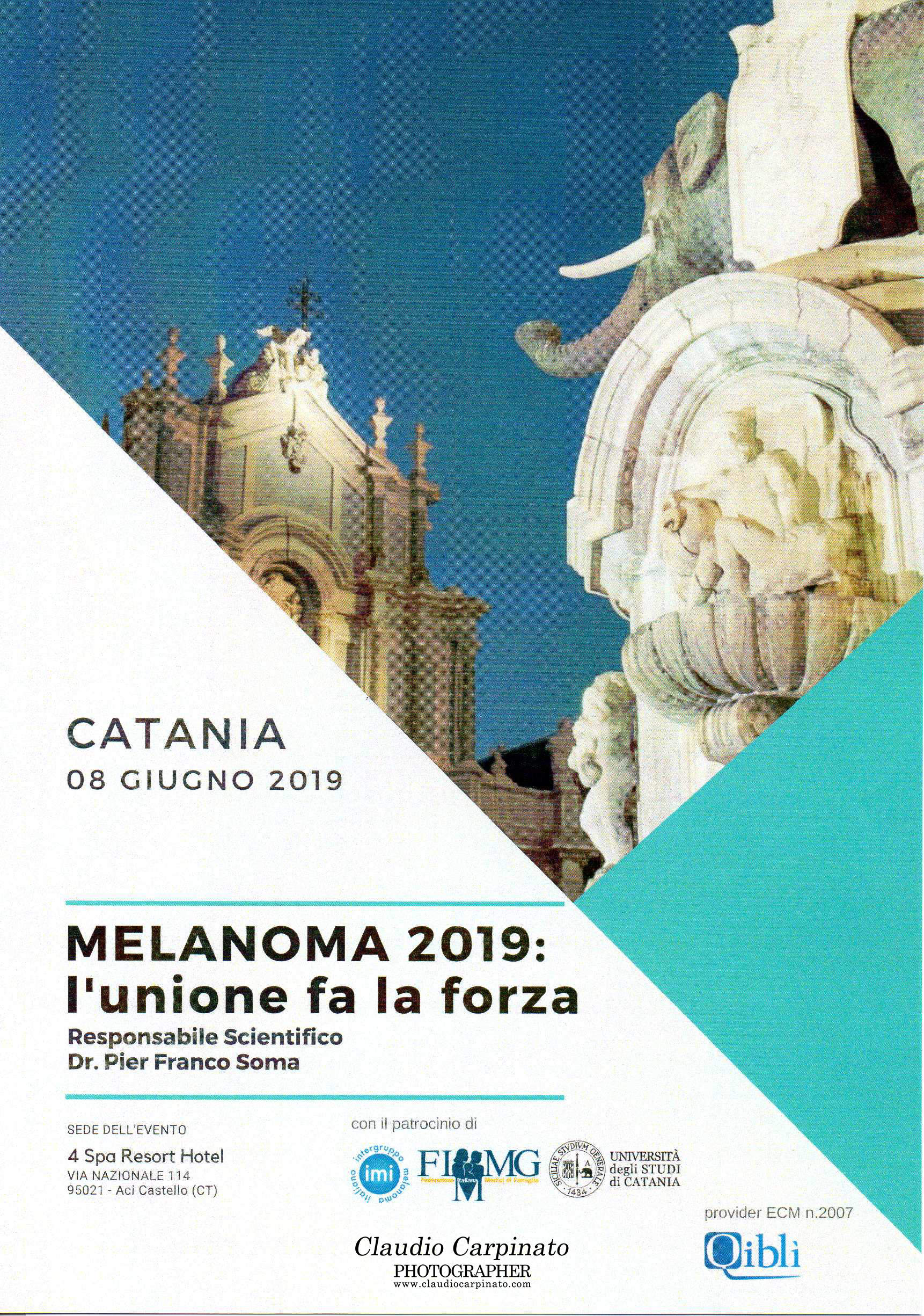 "Melanoma 2019" Clinica Gibiino # 4SPA Resort Hotel - Catania 06.2019