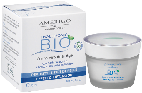Crema viso anti-age Lifting Amerigo Acido Ialuronico 50 ml