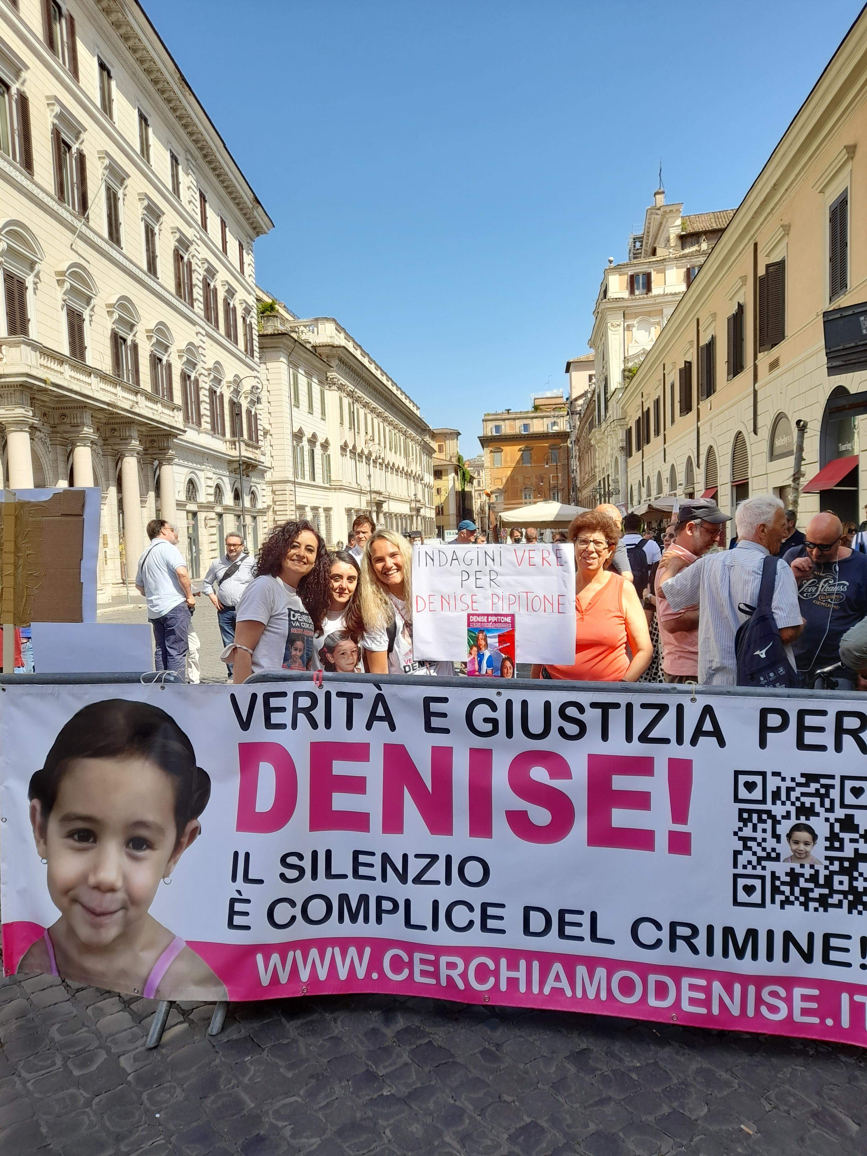 Denise Pipitone: Manifestazione 21 maggio 2022, Piazza Santi Apostoli - Roma