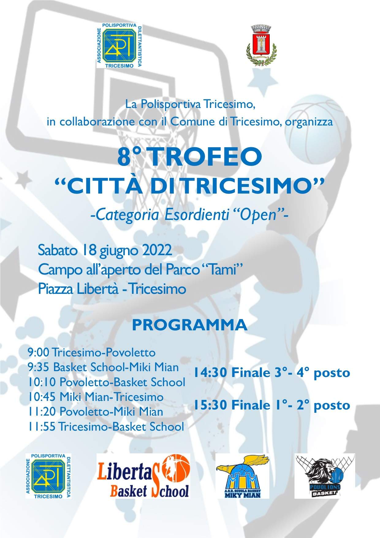 8° edizione torneo cat. esordienti "Città di Tricesimo"