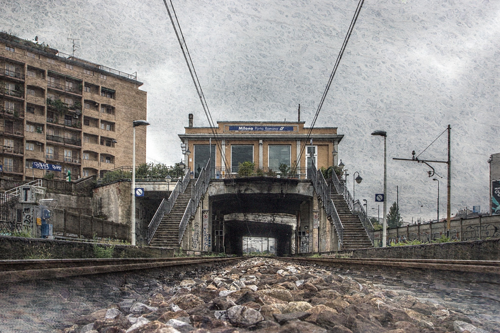Nuove Vedute di Milano: Stazione Porta Romana  © 2014