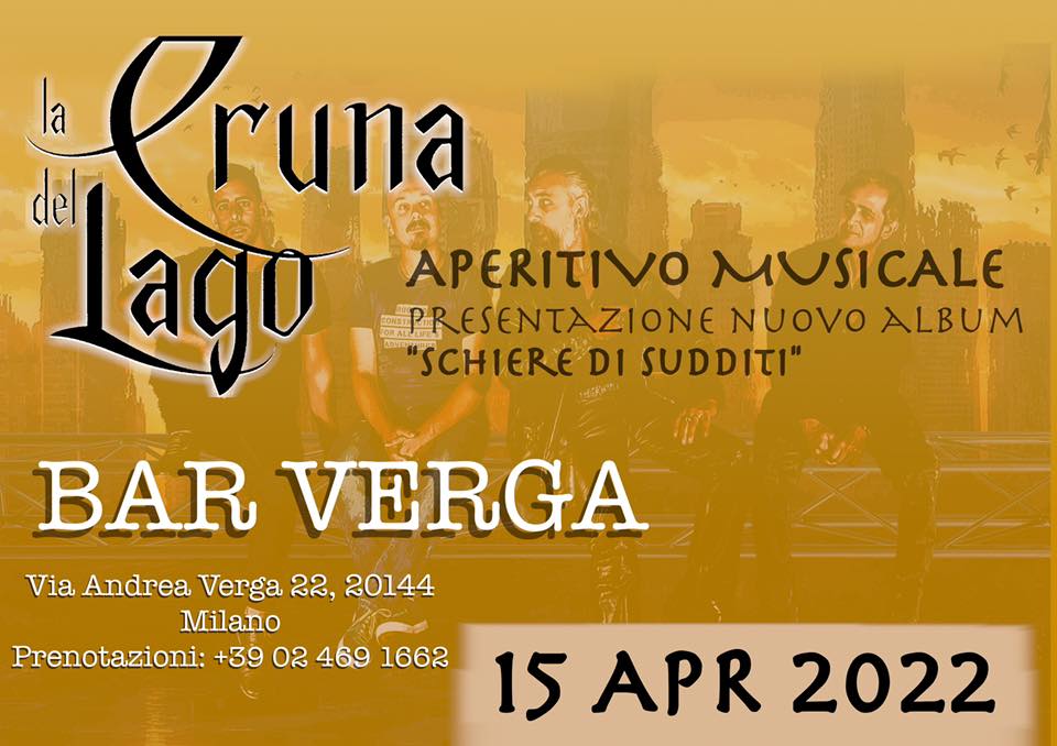 APERITIVO MUSICALE @BAR VERGA (MILANO)