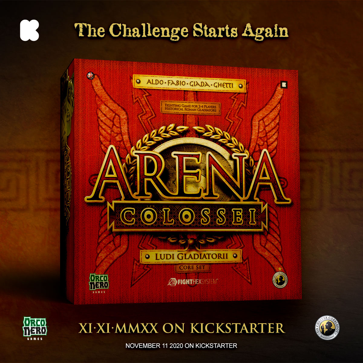 EN. Games: Arena Colossei is back on Kickstarter