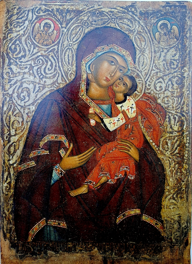 26 Maestro Oleksij La Vergine della Tenerezza seconda meta XVI chiesa della Nativita della Vergine Liskovate Lemknajpg