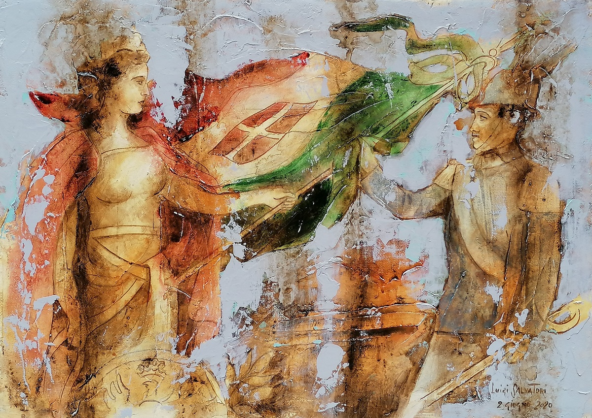 Acrilico su tela 50 x 70 (2 giugno 2020) - Museo Bergamo