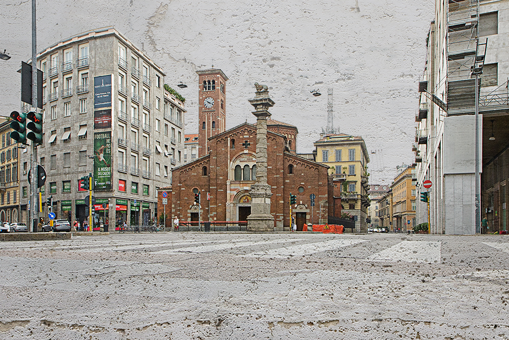 Nuove Vedute di Milano: San Babila © 2015