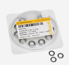 8002-0203  Liner o-ring for Thermo, graphite, 8 mm id, 2/pk