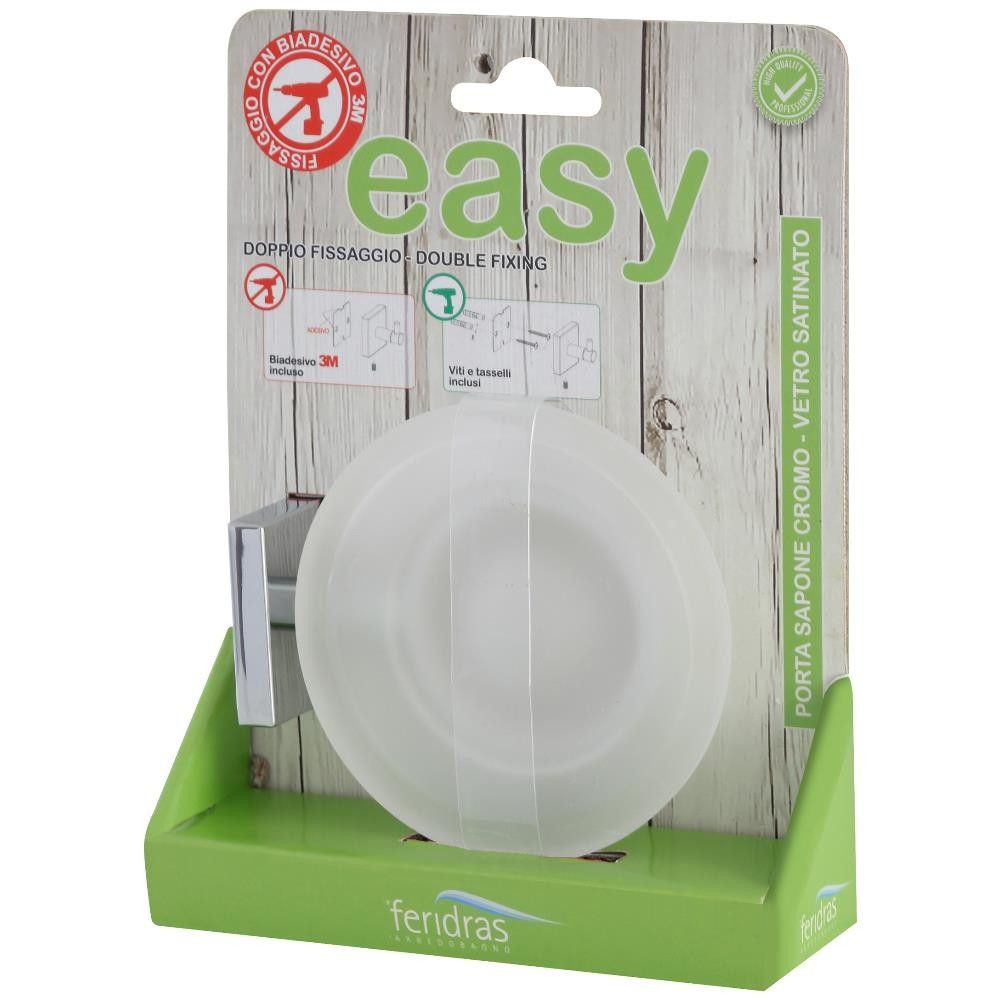 Porta sapone cromo serie Feridras "EASY"