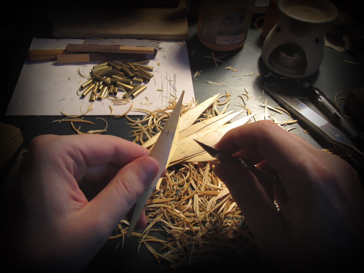 Shaping a chanter reed