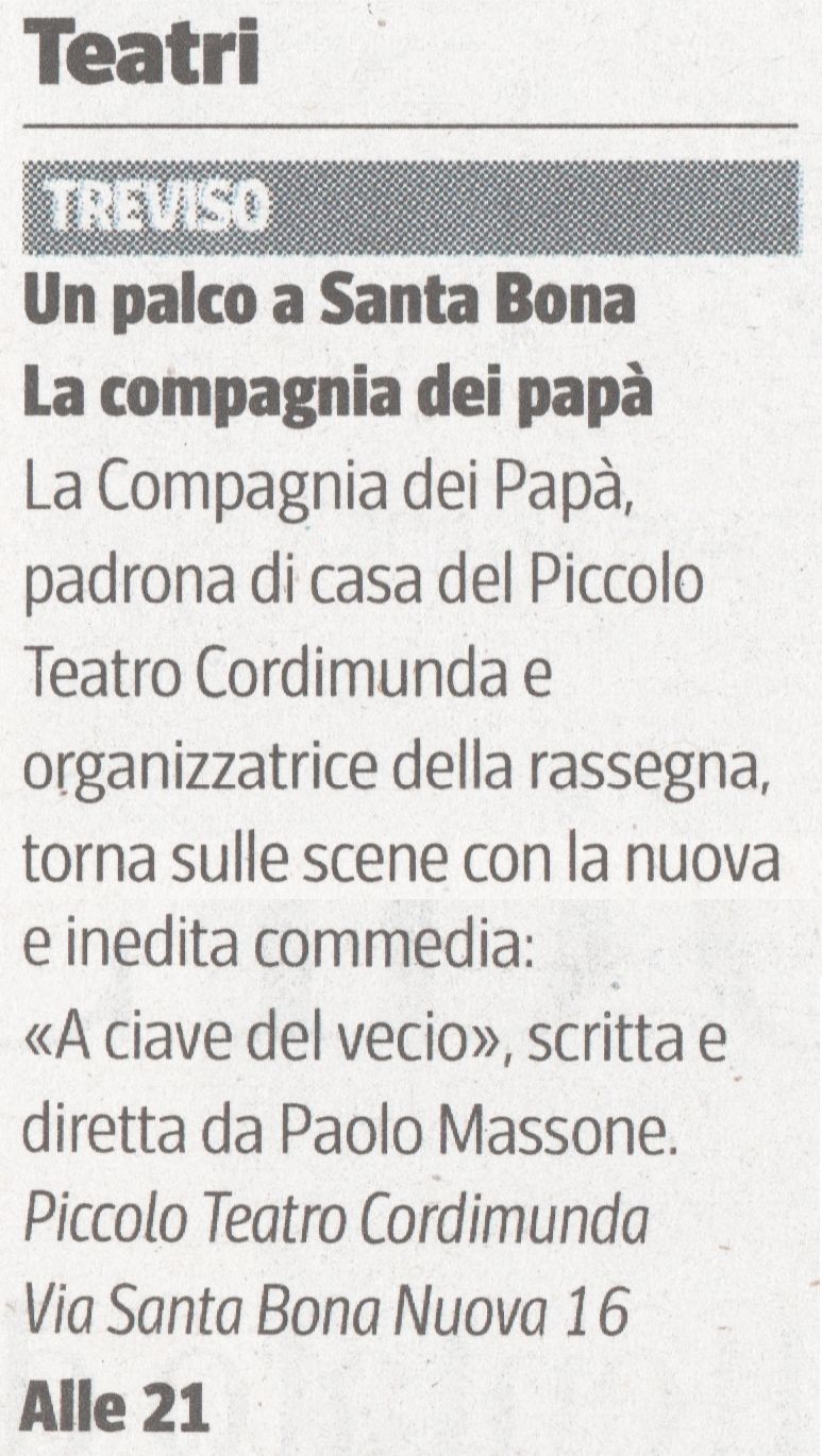Corriere del Veneto 23/11/2019