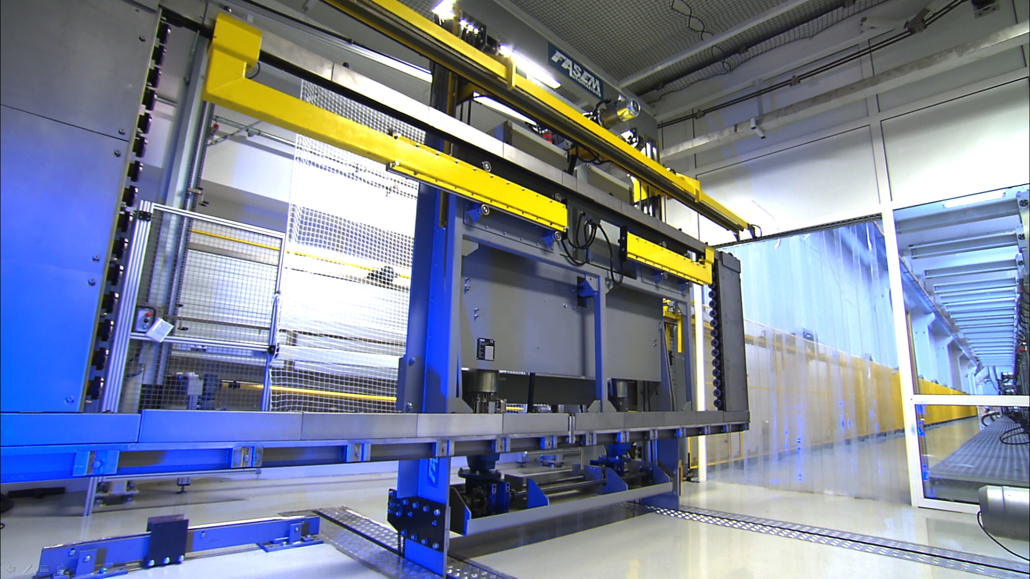 Progettazione e realizzazione linea robotizzata per movimentazione e accumulo frame porta tubi