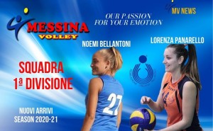 Messina Volley, in arrivo Noemi Bellantoni e Lorenza Panarello