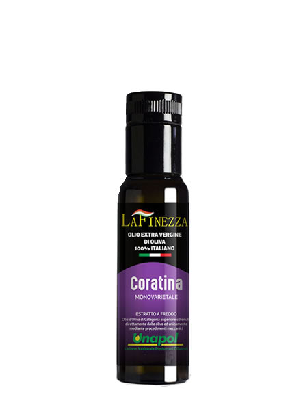 Monovarietale CORATINA - Olio extra vergine di oliva (conf. da 750ml)