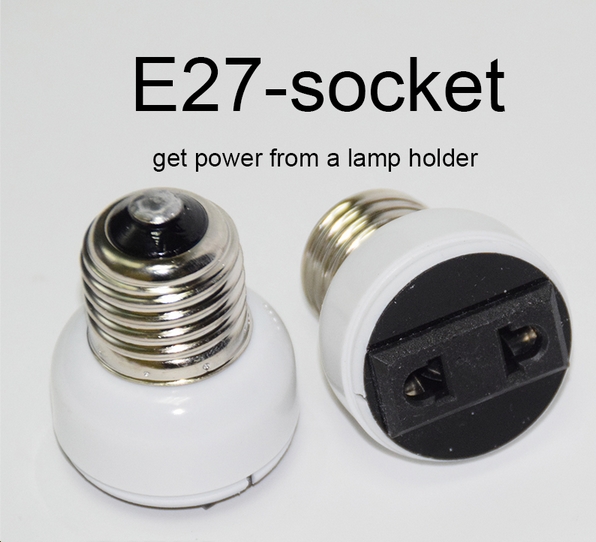 ILEEDear E27 a E14 Adattatore, Adattatore lampadina e27 e14, Socket Adapter  Adattatore, E27 Portalampada per Lampadine LED e incandescenza e CFL,  6Pezzi : : Illuminazione