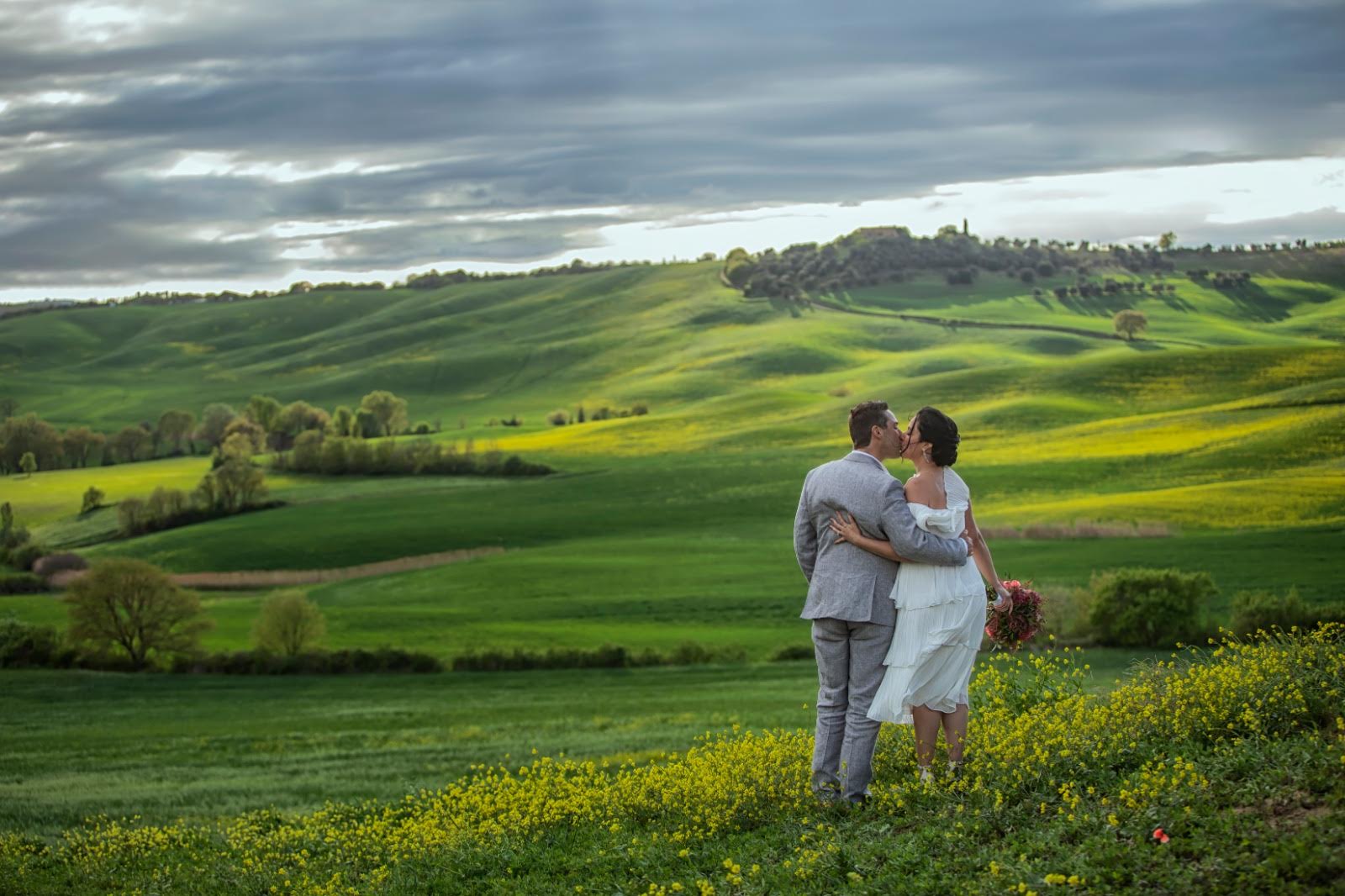 Colleen & Riley - Elopement in Val d’Orcia 28th April 2019