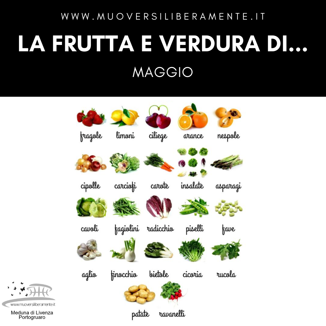 Frutta e verdura di Maggio