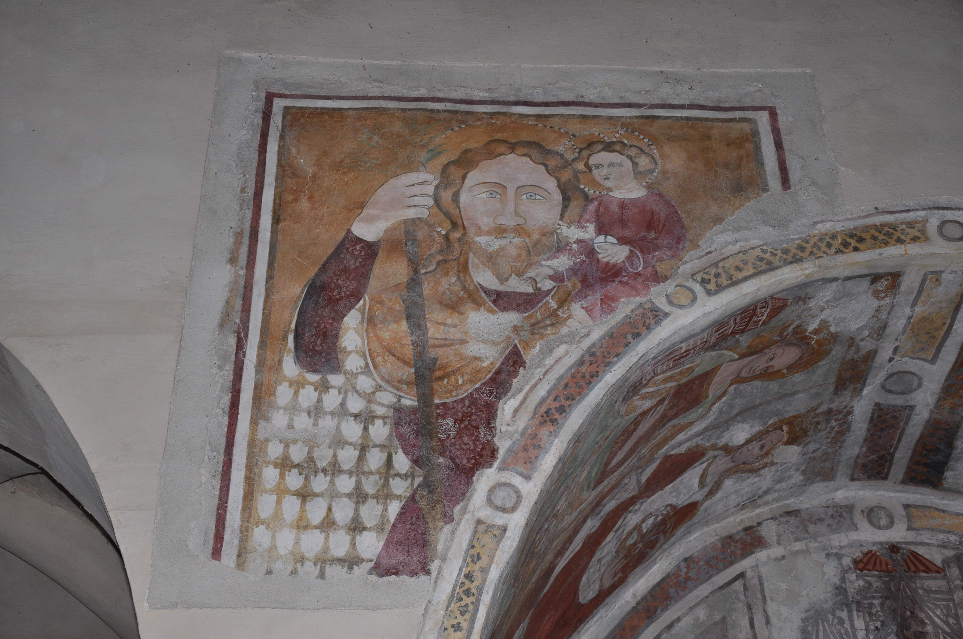 affreschi  Chiesa di San Peyre (loc. Stroppo)